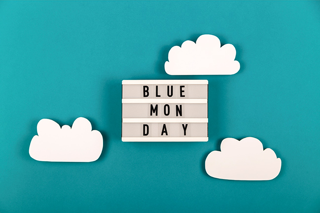 Blue Monday bij VakantieVeilingen